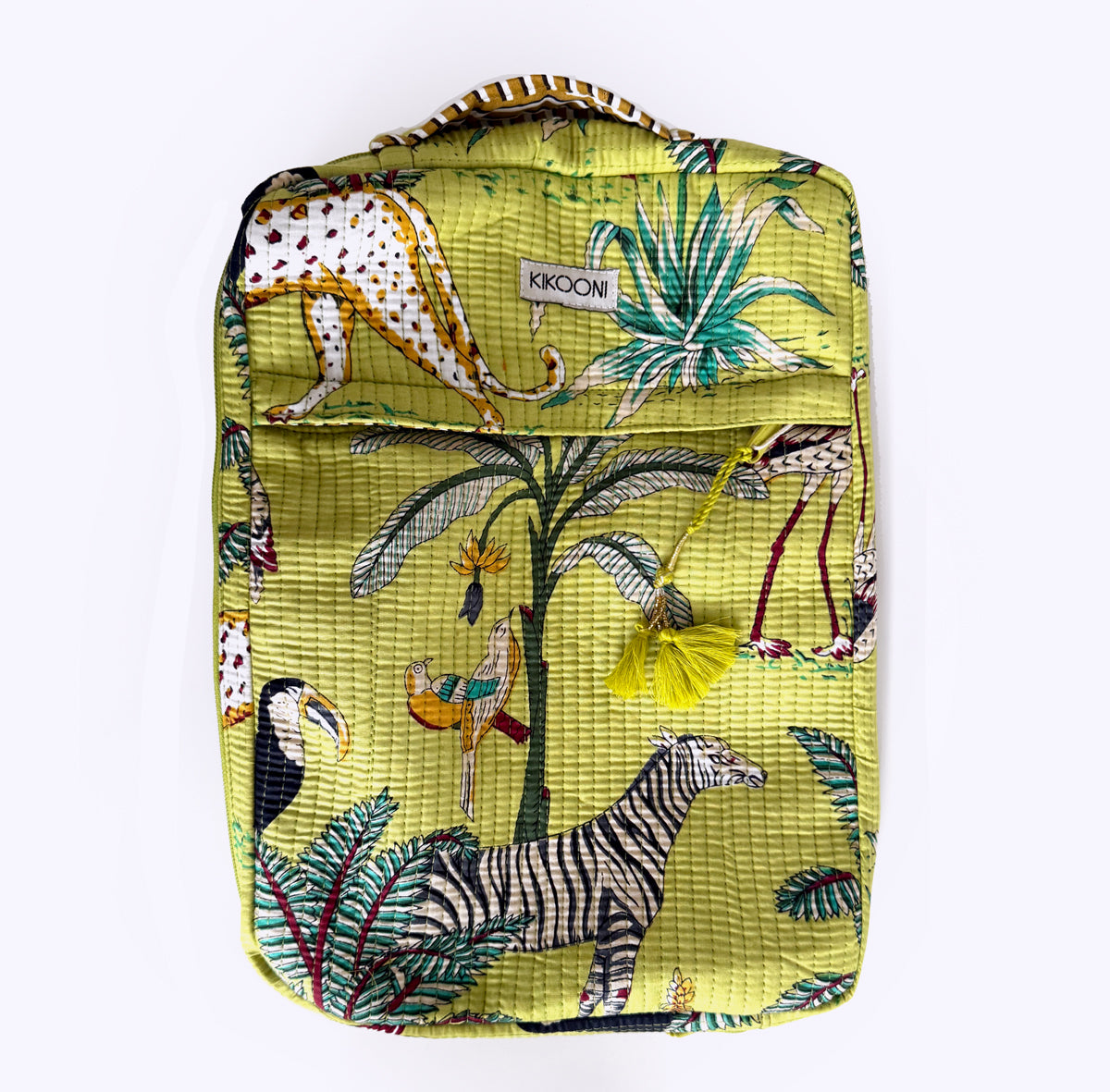 14 Zoll Handgemachte Laptoptasche "Juicy Jungle"