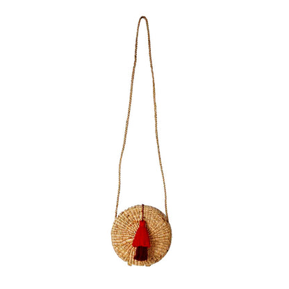 Round basket bag "Sawat"