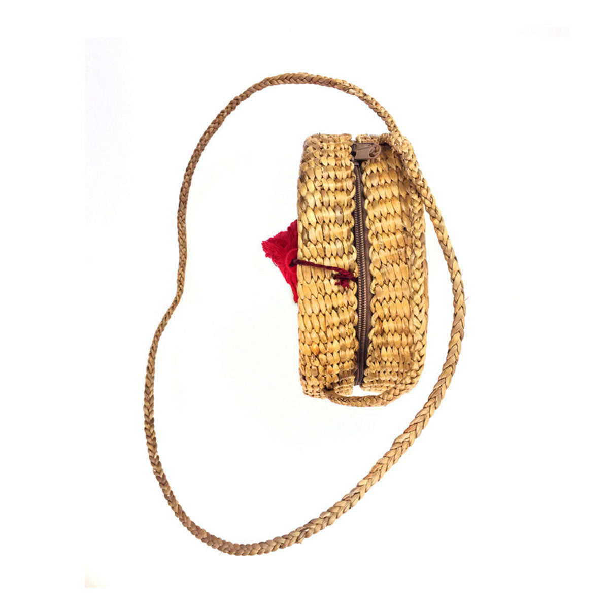 Round basket bag "Sawat"