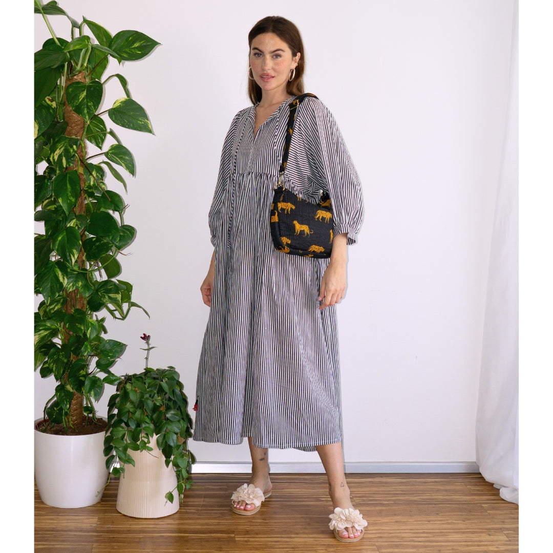 "Feel Good" cotton dress "Shadow Lines"