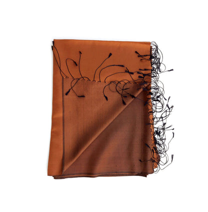 XL silk scarf "SILINA" 