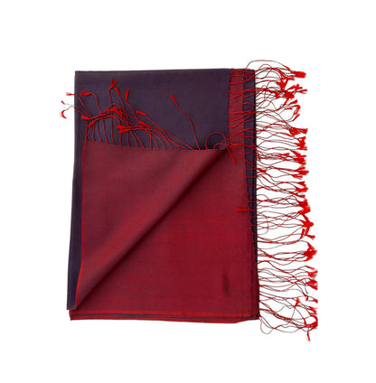 XL silk scarf "SILINA" 