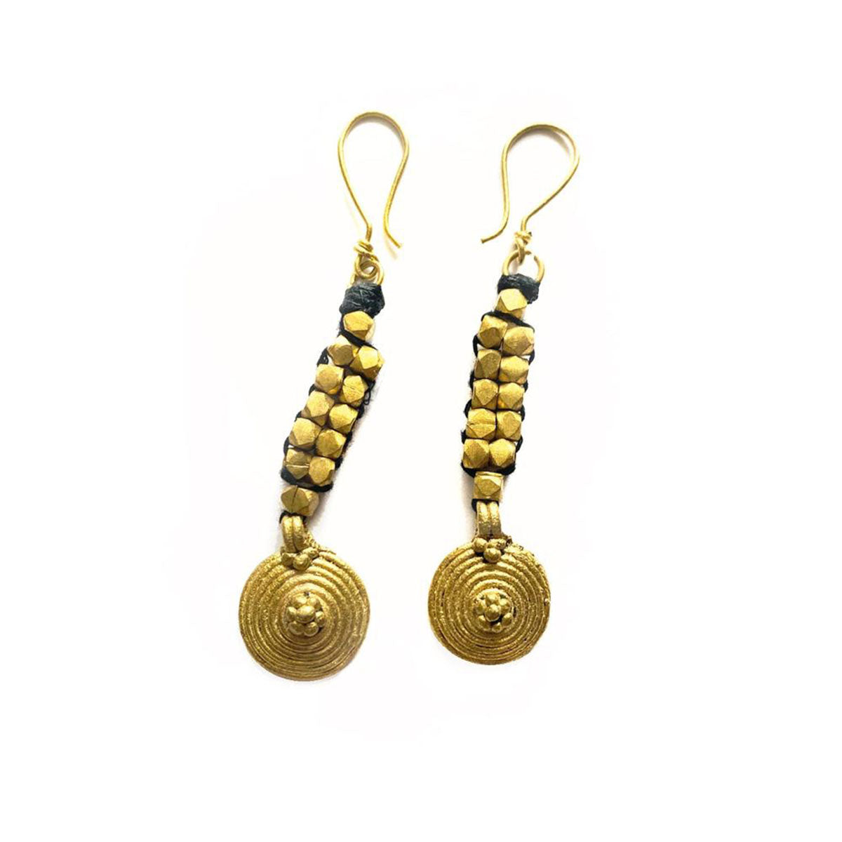 Dokra earrings "Shrings" 