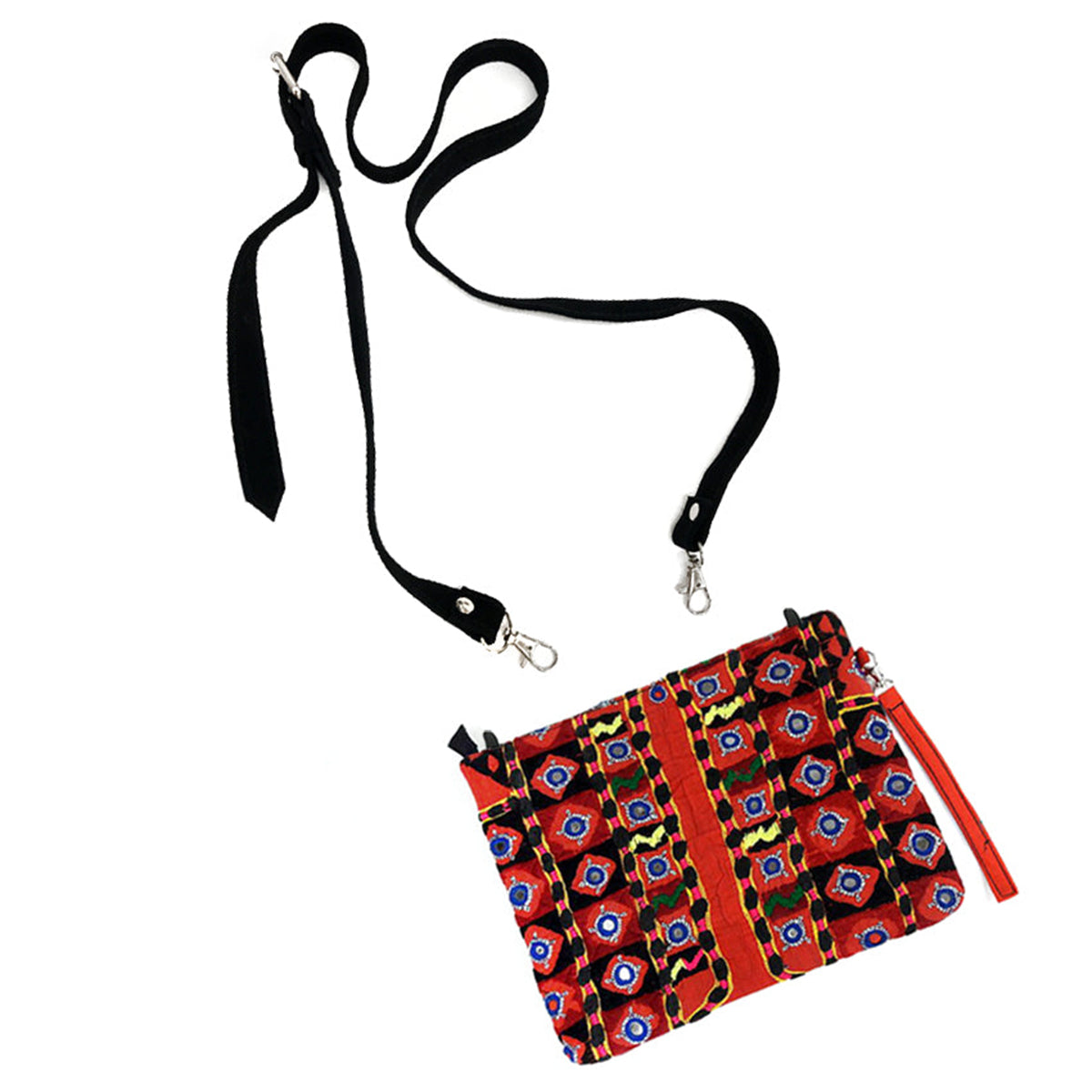 XL Clutch | Shoulder bag "The Red Check" 