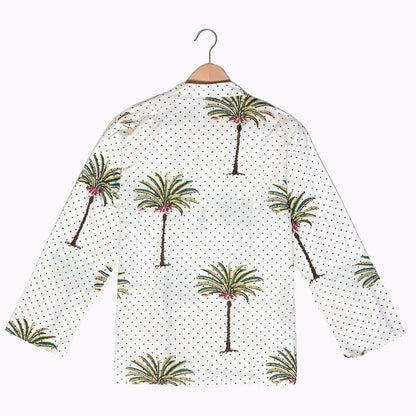 Unisex Sommer Shirt "Palms"  – 100% Baumwolle