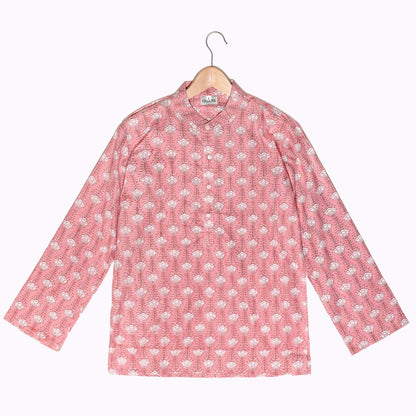 Unisex Sommer Shirt "Soft Rose"  – 100% Baumwolle