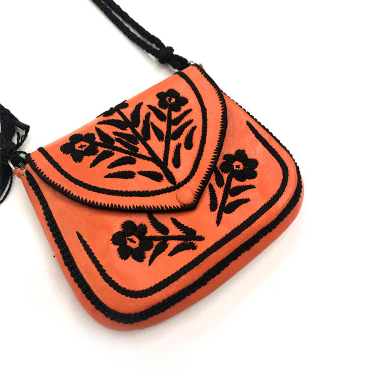 Berber shoulder bag "vibrant orange"