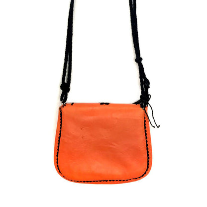 Berber shoulder bag "vibrant orange"