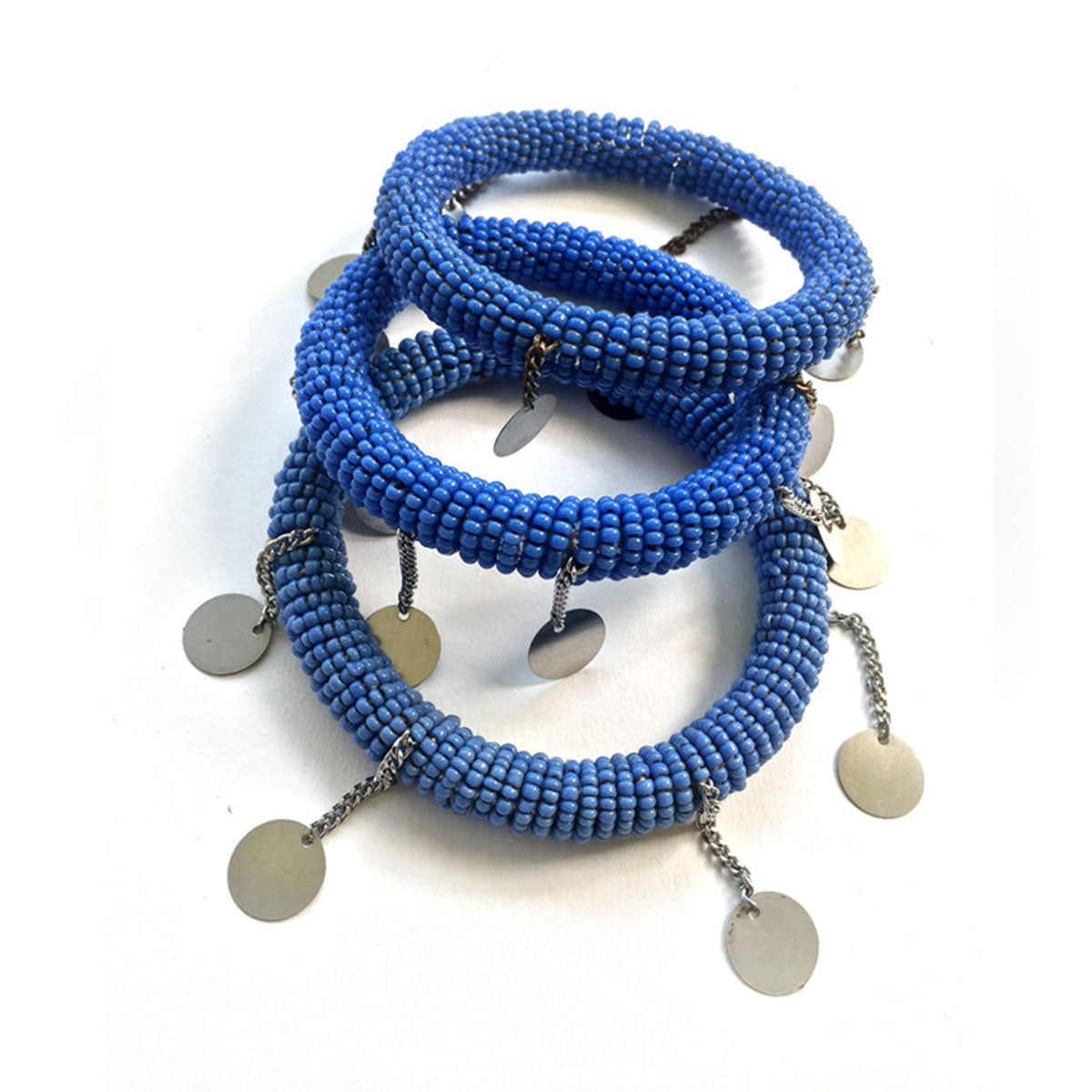 Maasai "Dangle Bangle" - blau