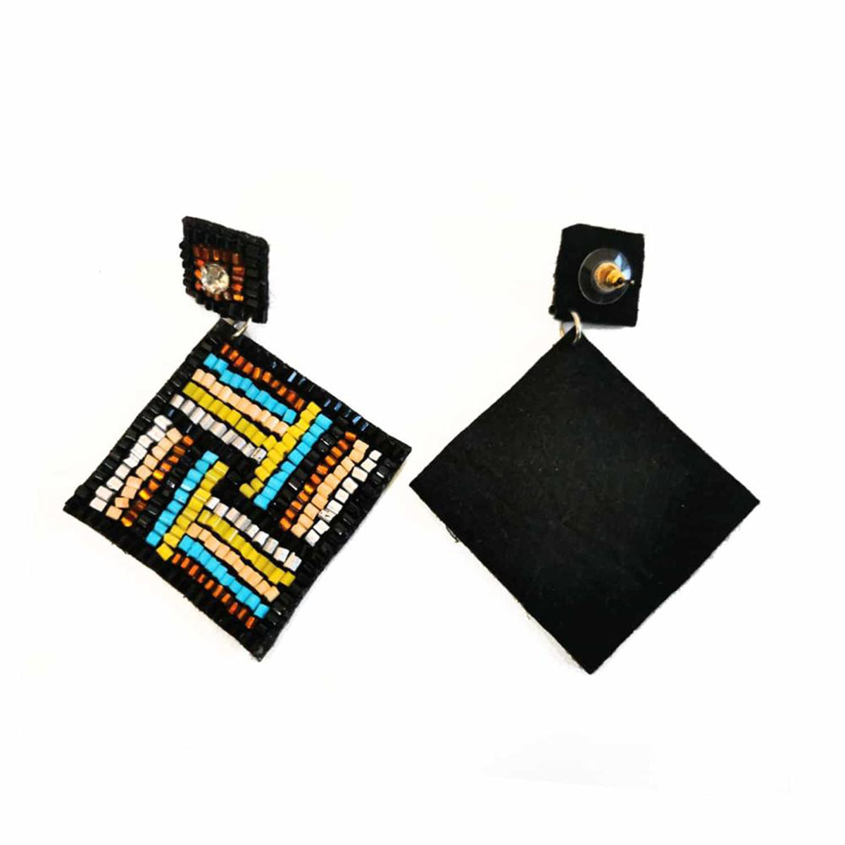 Handmade earrings "Squares" 