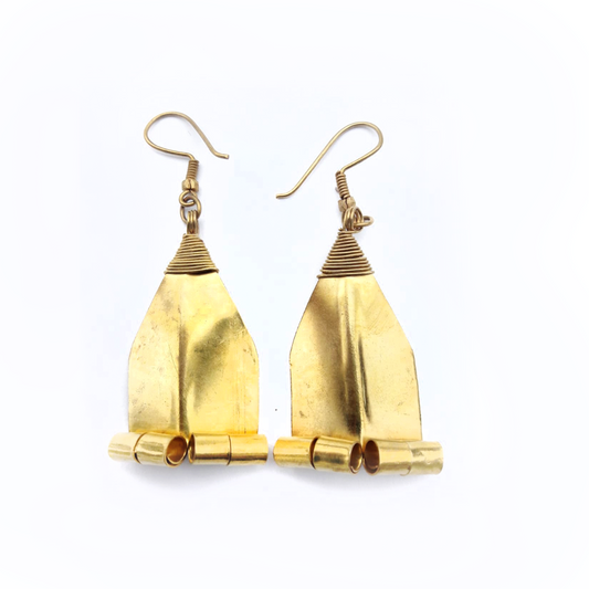 Earrings "Big Shields" 