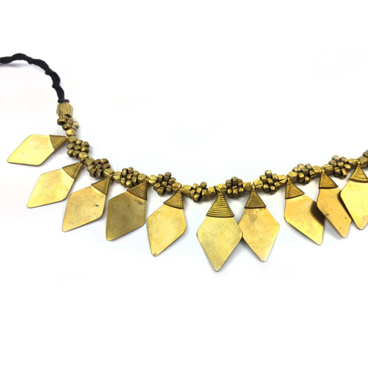 Dokra Necklace "Diamonds"