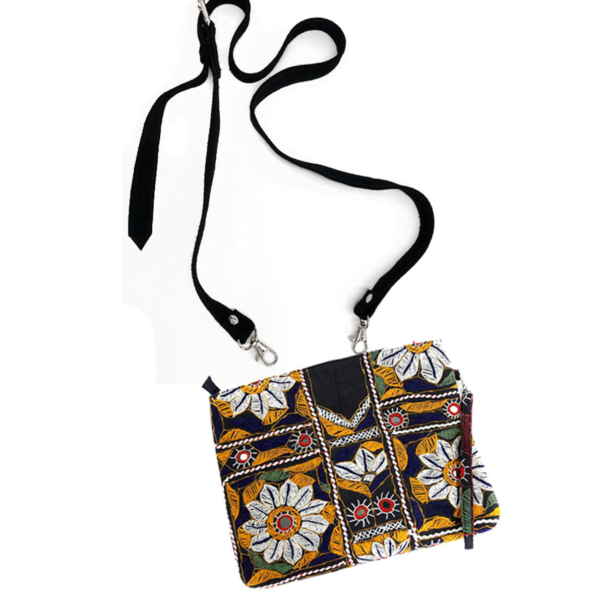 XL Clutch | Shoulder bag"Folkloric Flower"