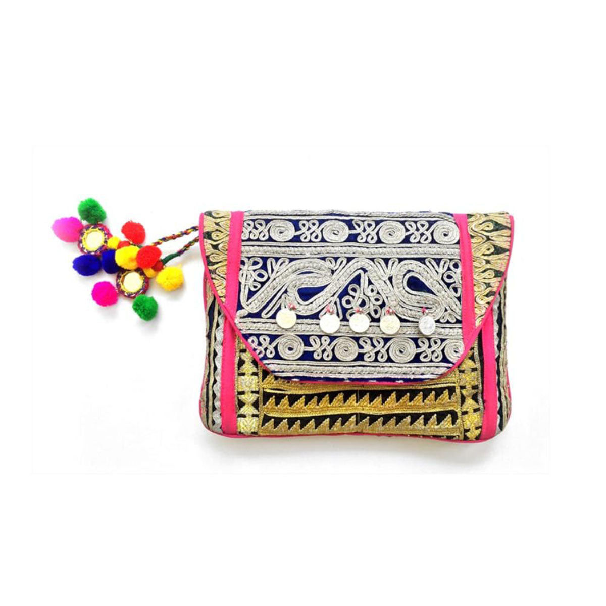 einzigartige XL Clutch "Jaipura"