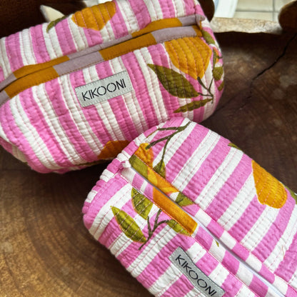 kleine Kosmetiktasche  "Cheeky Lemon"