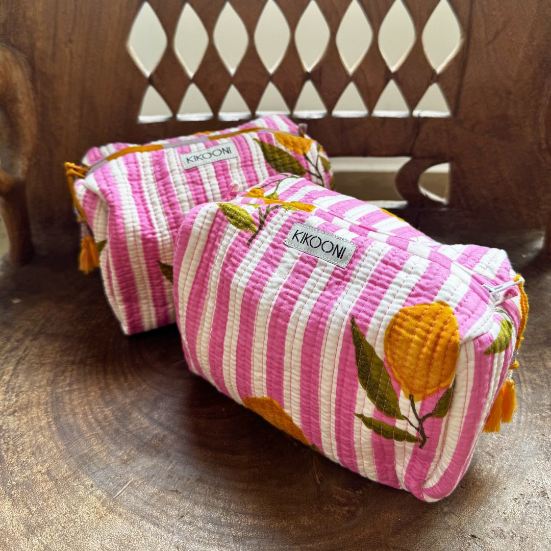 kleine Kosmetiktasche  "Cheeky Lemon"
