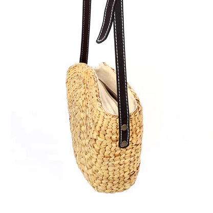 Rattan crossbody handbag "Kanita"