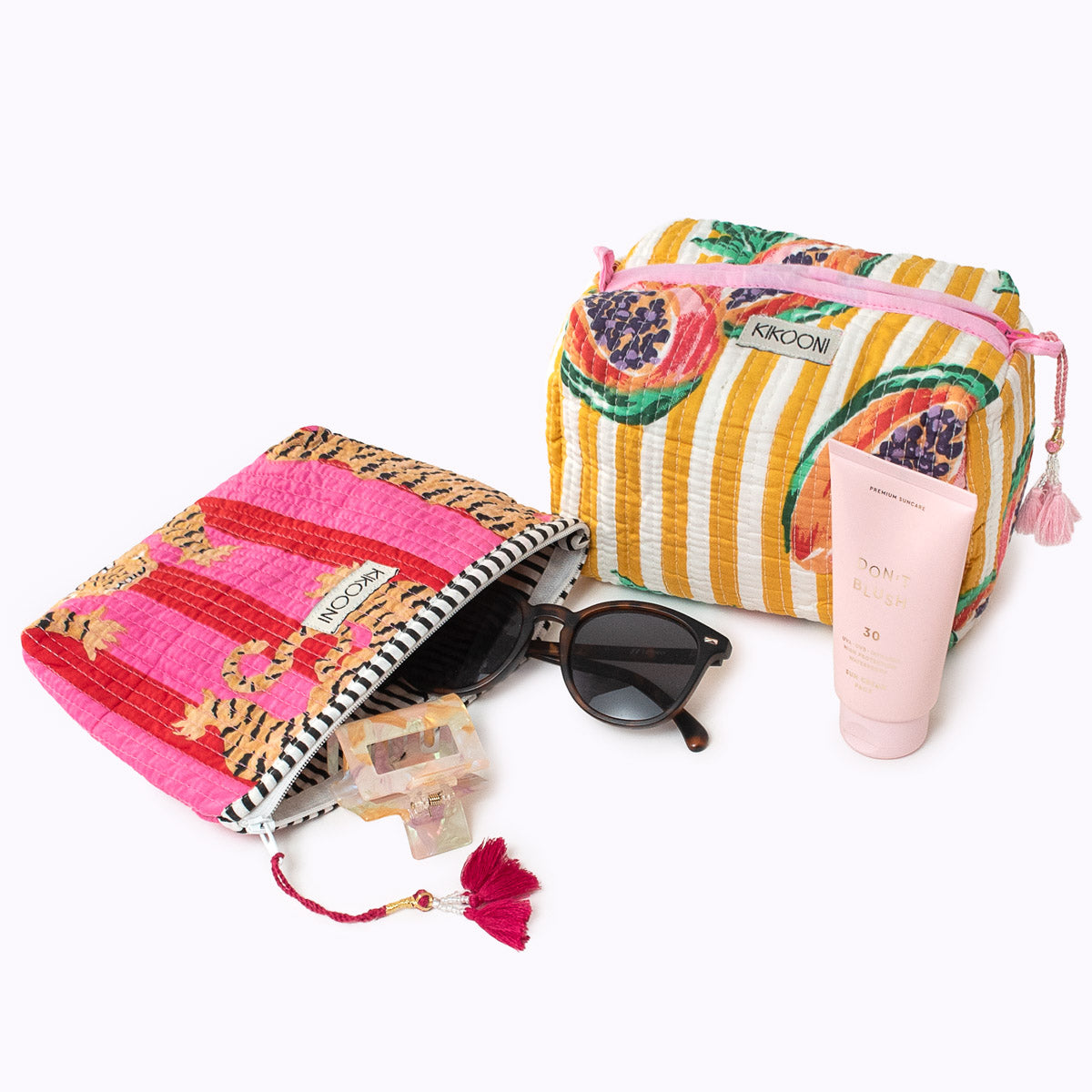 kleine Kosmetiktasche  "My Papaya Life"