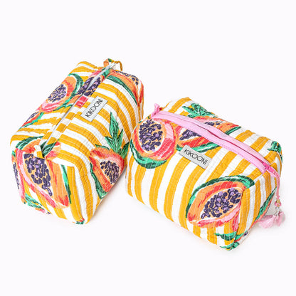 kleine Kosmetiktasche  "My Papaya Life"