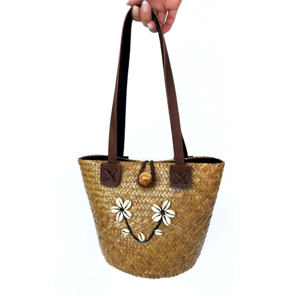 hand-woven basket bag "Sanita"