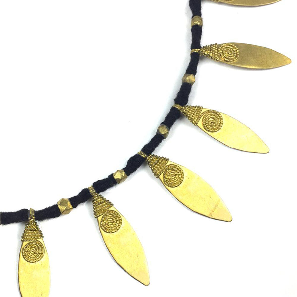 Dokra Necklace "Leaves"