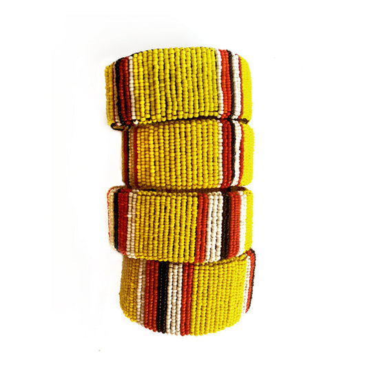 Maasai Bangle "Stand Together" - Yellow 