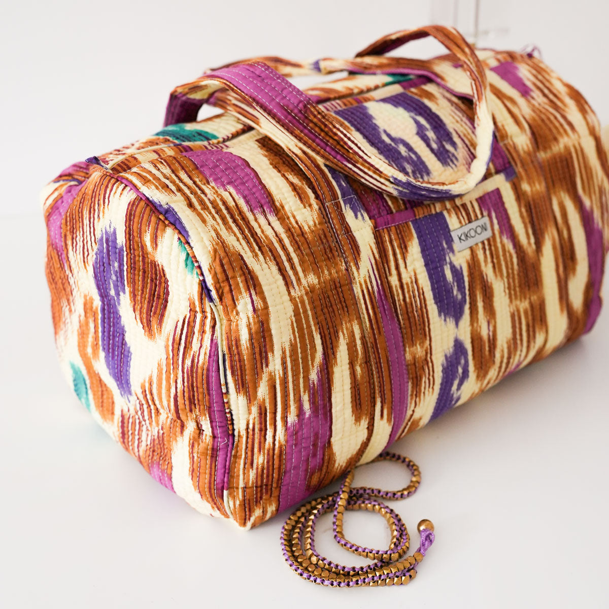 handgemachte Baumwolltasche  "HAPPY IKAT"