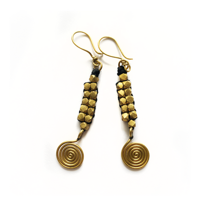 Dokra earrings "Rings" 