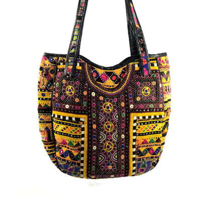 handmade large Banjara bag "SUNFLOWERS"