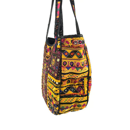 handmade large Banjara bag "SUNFLOWERS"