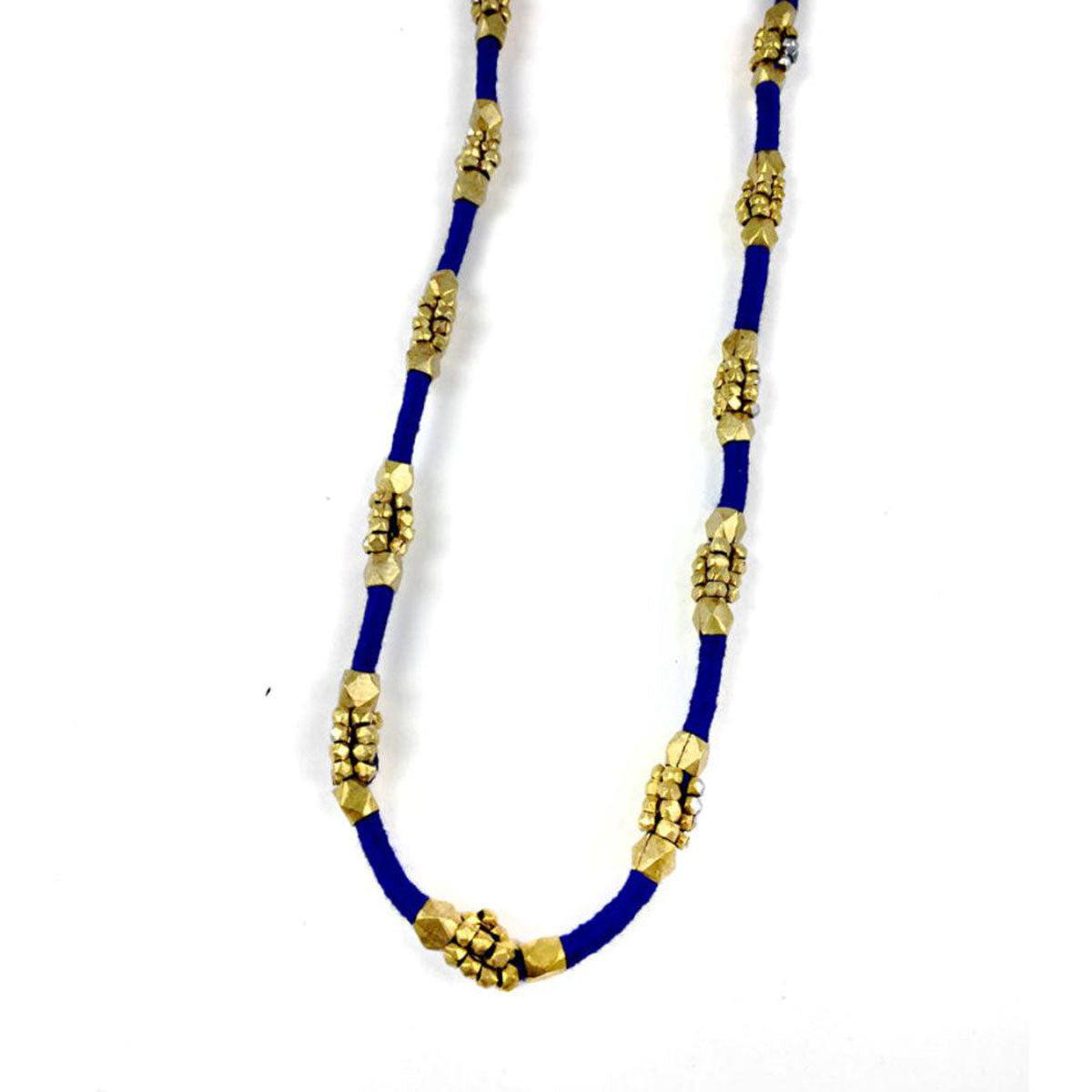 Dokra Necklace "Blue"