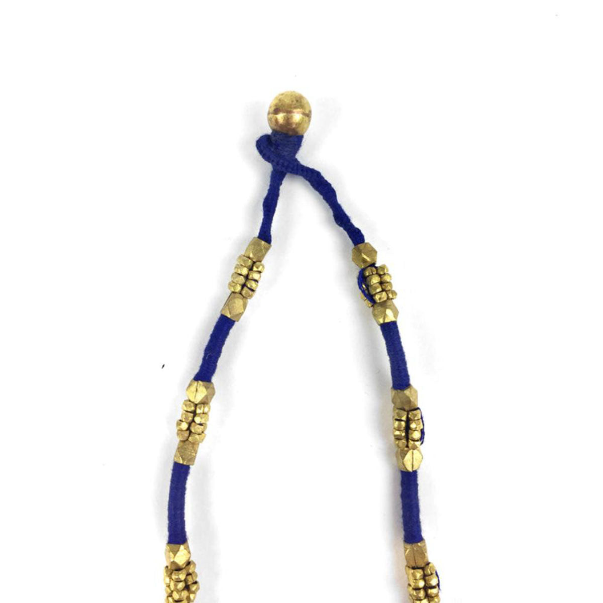 Dokra Necklace "Blue"